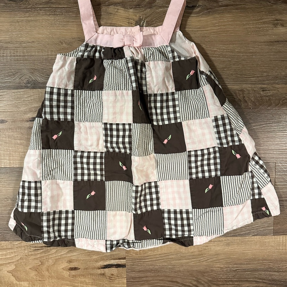 Gymboree Pink and Brown Dress